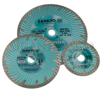 Discos Diamante Granito Ø 115, 180 y 230 Sankyo Premium Corona Continua 