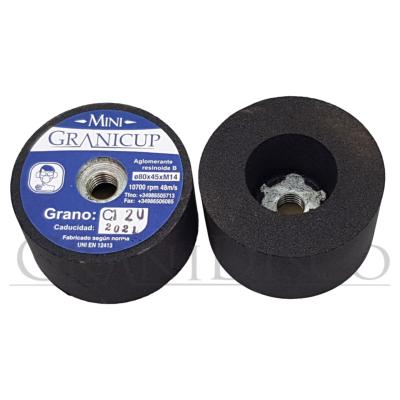 Muela Taza Mini Cilíndrica Ø 80X45 M-14 Gr.036 a 120