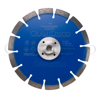 Discos Diamante Granito Ø 115 a 230 Cantero Plus H=10+2 CON PLATO