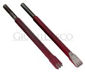 Gradinas Widia Ancho de 20 mm. 2 y 3 Puntas Cilindricas Acoplamiento 12,5 mm.